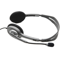Casque Stéréo Mono 3,5 mm avec Microphone, Annulation Active du Bruit (ANC), Son Hi-Fi, Conception Supra-Auriculaire, Métal, AAC, Idéal pour le Gaming