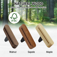 Support de voiture Clip Diffuseur d'huiles essentielles Bois pur Petit Clip Diffuseur d'arômes de voiture
