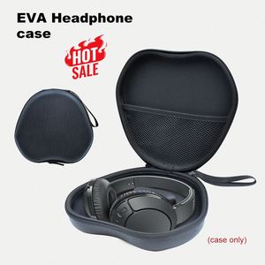 Nouvel étui de transport de luxe personnalisé en cuir pour casques sans fil Airpods Max, étui rigide en EVA imperméable avec fermeture éclair - Product Image 2