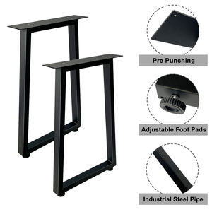 <span class=keywords><strong>Gambe</strong></span> per mobili pesanti <span class=keywords><strong>gambe</strong></span> da tavolo <span class=keywords><strong>in</strong></span> <span class=keywords><strong>ferro</strong></span> <span class=keywords><strong>battuto</strong></span> moderno semplice grande trapezio tavolo da pranzo - Product Image 3