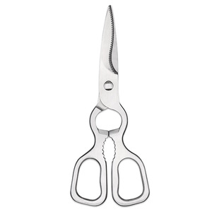 <b>Kitchen</b> <b>Scissors</b> Stainless Steel Straight Head Multi Purpose Home Use Food Cutting Shears - Product Image 4