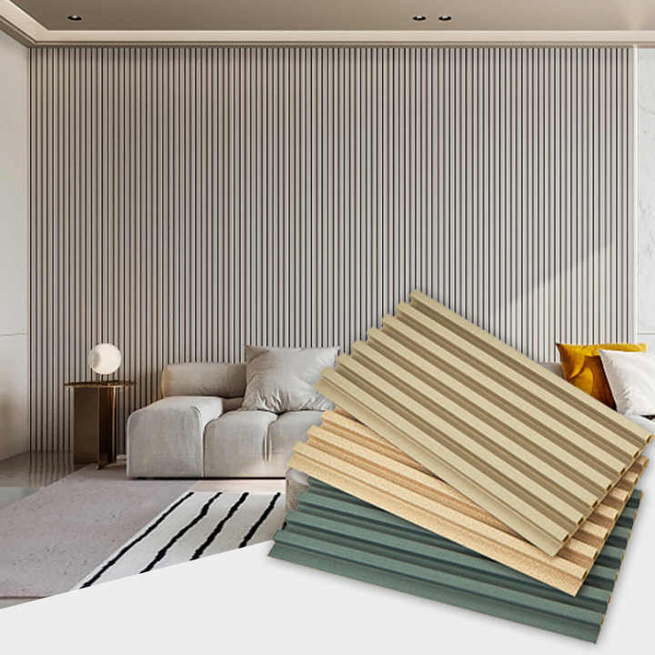 Multi Panel Board TIANAN 149MM Great Wall Shape Wpc Fluted ECO Wall Panel Board Interior ...
