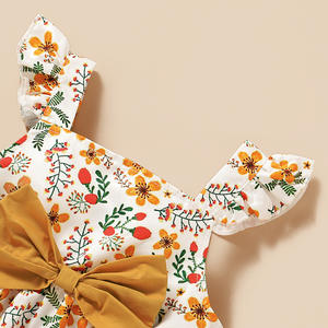 Conjuntos de Ropa para Bebés Niñas a Precio de Fábrica, Lindos Conjuntos de Tres Piezas con Lazo, Ropa de Verano para Bebés Niñas - Product Image 4