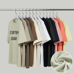 Conception de sérigraphie Dtg en coton de luxe Streetwear doux Fabricant de boxe Graphique personnalisé T-shirt à col rond lourd surdimensionné - Product Image 2