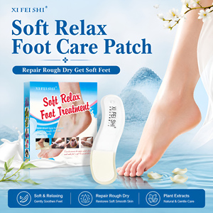 Patchs Apaisants pour les Pieds aux Extraits Végétaux, Répare les Pieds Rugueux et Secs, Masque Hydratant pour les Pieds, Personnalisation OEM/ODM en Usine - Product Image 1