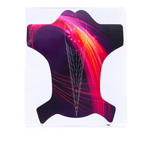 Fabbrica di <span class=keywords><strong>unghie</strong></span> Design personalizzato 500 pezzi di carta forme <span class=keywords><strong>per</strong></span> <span class=keywords><strong>unghie</strong></span> in plastica stile francese modello a farfalla quadrata crea il tuo Logo - Product Image 4