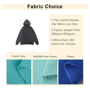 Nouveauté, étiquette de cou personnalisée design 100 coton, éponge française, pull à épaules tombantes, sweats à capuche délavés à l'acide vintage pour hommes - Product Image 2