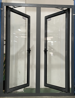 Ventana Abatible de Aluminio y Vidrio de Diseño Moderno Personalizado AMJ, Diseños Modernos, Ventanas de Panel Doble para el Hogar, Ventana Abatible de Aluminio