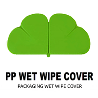 Lingettes humides pour feuilles d'arbre avec couvercle en plastique PP à clapet, emballage de forme spéciale, type extractible, couvercle scellé anti-poussière, soins personnels