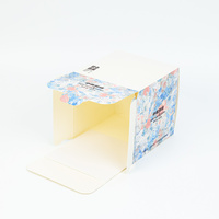 Boîte à dessert pliable portable OEM en carton alimentaire avec logo personnalisé et poignée pour boulangerie, mariage, événementiel