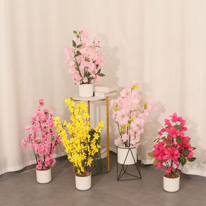 JWT3971 Plantes Artificielles En Pot En Plein Air Arrangement Saisonnier Faux Fleur Décoration Conception Créative Plante Artificielle En Pot - Product Image 1