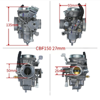Nouveau carburateur pour moto TITAN CBF150/CB150/GL150, pièces de carburateur 25MM/27MM/29MM, haute qualité, haute performance, en aluminium