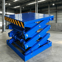 Plateforme élévatrice à ciseaux électro-hydraulique 1T 2T 3T 4T à haut rendement énergétique pour une utilisation industrielle durable