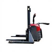 Gerbeur électrique autostable OEM ODM 2000 kg avec jambes larges fixes pour entrepôt à allées étroites, chariot élévateur à fourches de 4,5 m