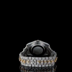 Reloj de Diamantes Moissanite Elegante, de Buena Calidad, Estilo Hip Hop Urbano, Disponible para Compras al por Mayor desde India - Product Image 6