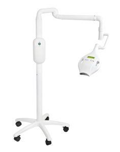 Lampe de blanchiment dentaire 40W, 3 couleurs LED (lumière froide et chaude), appareil de blanchiment avec support et bras rotatif, portable - Product Image 1