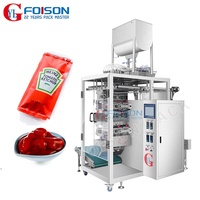 Máquina automática de embalaje de ketchup de alta velocidad