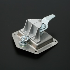 Pestillo de puerta de remolque de camión MS857, cerradura de manija en T de pulido de espejo de acero inoxidable, cerradura de gabinete con pestillo de paleta, manija giratoria - Product Image 2