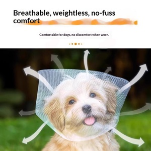 Maschera per cani da esterno anti-morso e anti-leccamento in rete per tutte le stagioni - Product Image 2