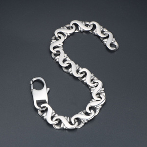 Pulsera de Acero de Titanio de 20 cm, Cadena de Eslabones, Joyería de Moda para Hombre y Mujer, Estilo Punk Rock CE048 - Product Image 3