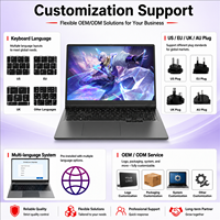 Laptop da Gaming 16" OEM Intel Core I9 13900H 14-Core 4.1GHz per RTX4060 32GB DDR5 1TB SSD 512GB Display IPS Windows 11 Pro Garanzia 1 Anno