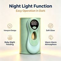 Chauffe-biberon portable sans fil rechargeable, sans eau, pour bébé, pour les voyages et les sorties