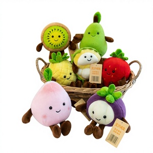 Juguete de Peluche de Fruta para Bebés, Adorable Muñeco de Peluche de Dibujos Animados para Escritorio, Sandía, <span class=keywords><strong>Kiwi</strong></span>, Regalo de Cumpleaños para Niños, Venta al por Mayor y al Detal - Product Image 1