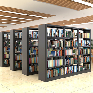 Étagères à livres modernes en acier, rayonnages de rangement, armoires à livres réglables, mobilier commercial adapté aux écoles, bibliothèques et bureaux - Product Image 3