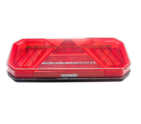 Feu arrière LED 12V 24V pour camion, homologué ECE EMC, 7 fonctions, réflecteur triangulaire, clignotant dynamique, feu stop, marche arrière, feu antibrouillard pour remorque