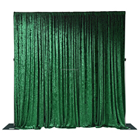 ANNIELU Rideaux de fond de scène en velours de luxe 10 FT 12 FT 14 FT 16 FT Rideaux en velours froissé pour décoration de mariage intérieure/extérieure