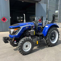 Neuer Kompakt-Traktor aus China 4x4 für Landwirtschaft und Gewächshäuser 80 PS Multifunktionaler Diesel-Hydraulik-Radtraktor