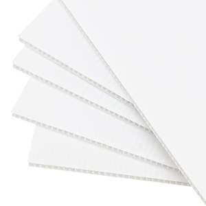 Lastra Bianca Forata 13 X 17 Pollici, Spessore 4mm, Cartello Impermeabile Ondulato per Giardino e Prato, Cartoncino Leggero per Vendite in Garage - Product Image 4