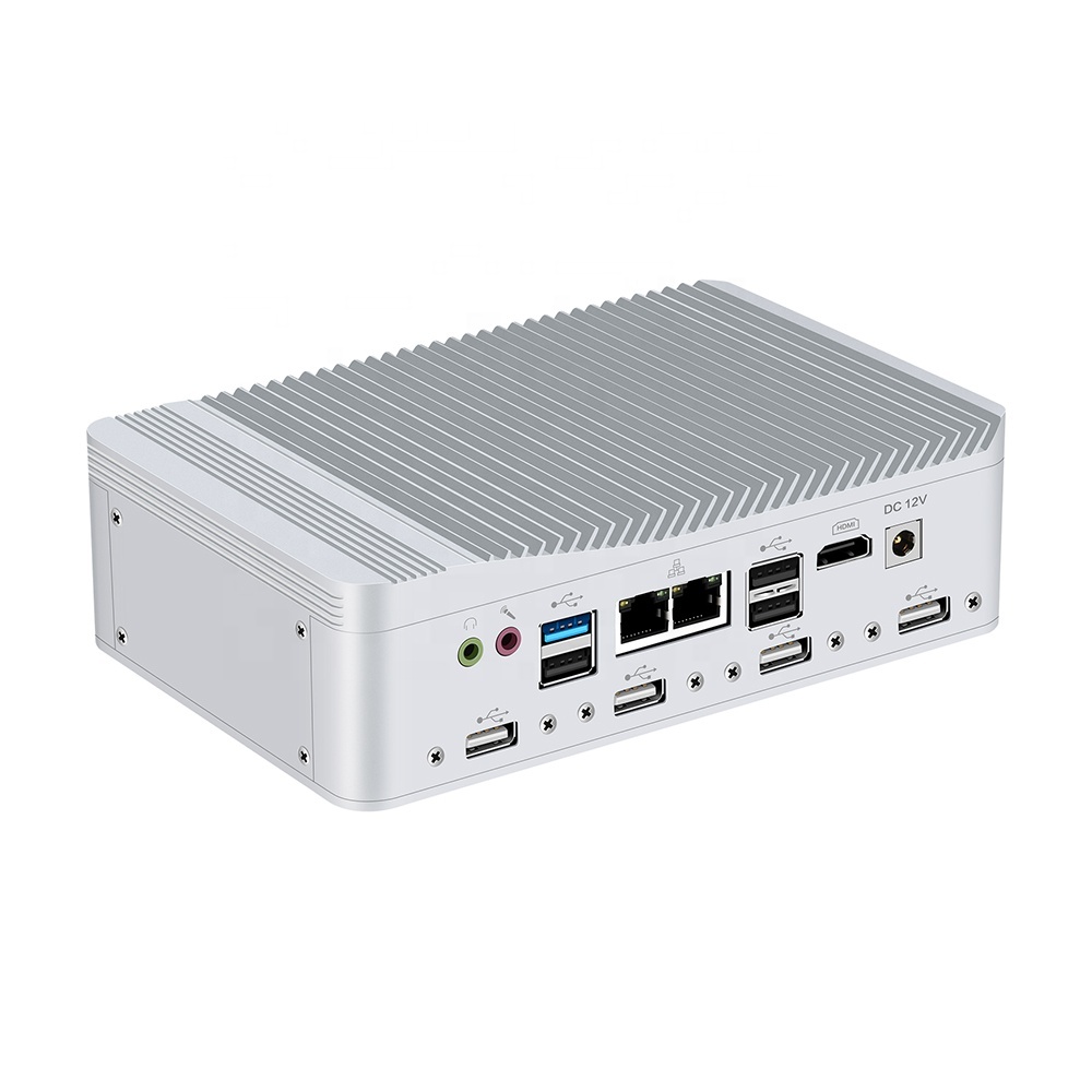 XCY Mini PC sin ventilador J1900 Quad Core pc industrial dual 6 LAN COM 3G/4G LTE integrado computador