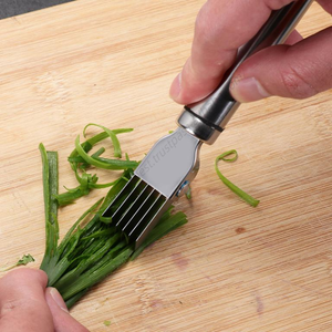 Couteau multifonction en acier inoxydable Syh387 pour hacher les oignons verts et les légumes, idéal pour la cuisine (vente en gros) - Product Image 1
