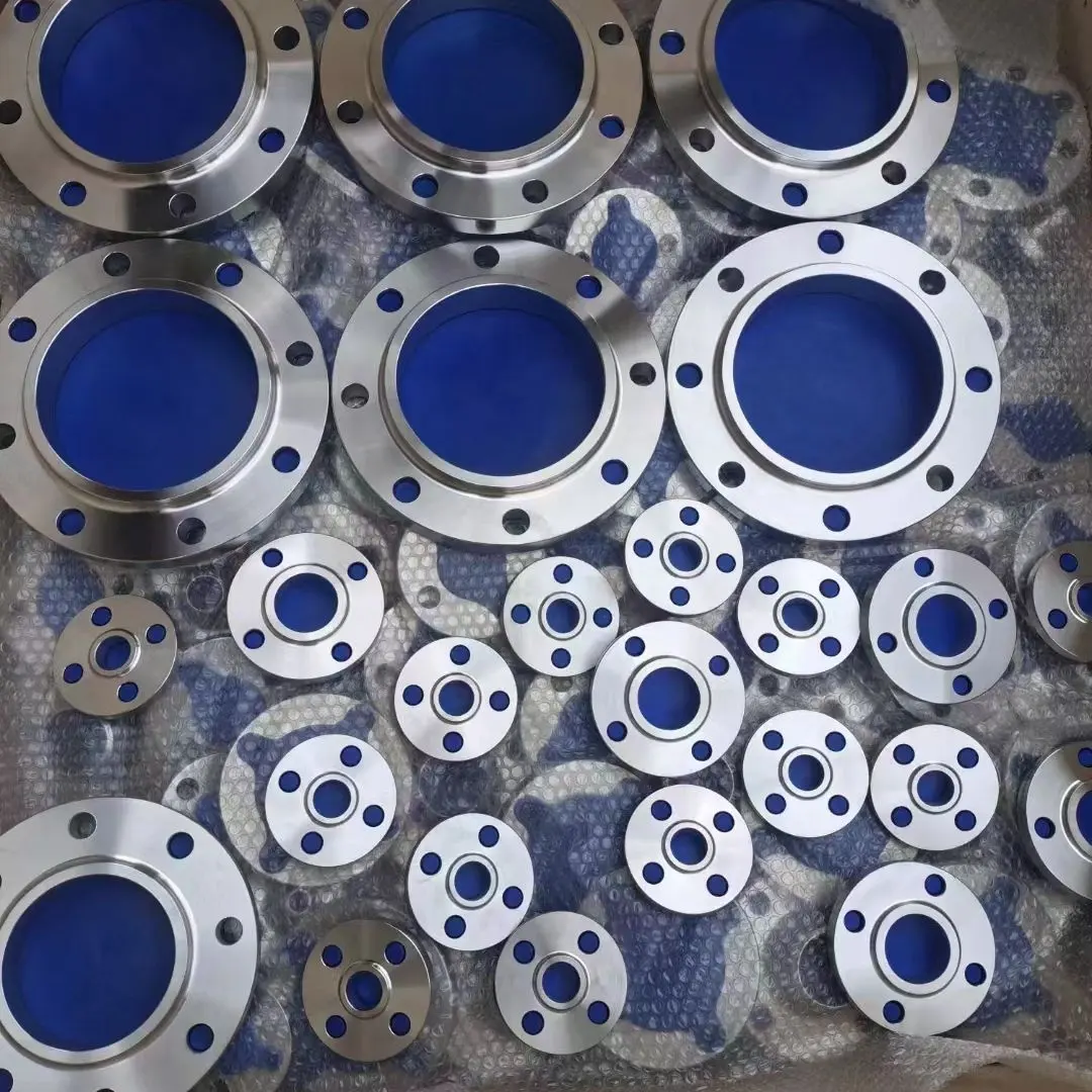 Factory straight pin 304/316L stainless steel flange steel forged flat welding flange/So flange