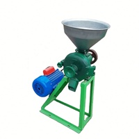 Moulin Commercial Domestique à Grains Secs et Humides pour Riz, Blé, Farine, Soja, Lait de Soja, Maïs, Moteur, Capacité 200 kg/h, Alimentation Animale