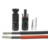 DC 1000V 30A MC-4 Kupfer-Solarkabel-Steckverbinder IP67 Wasserdichter Photovoltaik-Kabelstecker für Solaranlagen-Installation