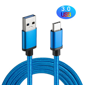 Cable de Datos USB-C 3.1 Gen2 USB-A a USB-C de 1 m, Azul, Aleación de Aluminio, Carga Rápida para Teléfono Móvil y Computadora - Product Image 2