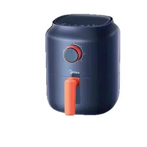 Freidora de Aire Midea 3L Eléctrica con Temporizador y Control de Temperatura, Revestimiento Cerámico, Diseño Redondo, Color Azul - Product Image 1