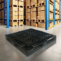 HAOSEN Vente de liquidation Palettes de déversement Euro durables à usage intensif Simple face HDPE Entrée dans les 4 voies Plastique recyclé en vrac léger