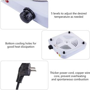 Electric Household Low Price 2 Burners 2000W High Stainless Steel Induction Solid Hotplate White Multi Temperature Control Easy - Product Image 4