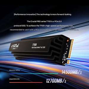 Berlaku untuk Yingruida T705 PCIE5.0 Solid State Drive 1TB 2T 4T Kapasitas Besar Micron TLC Granular SSD Komputer Desktop - Product Image 5