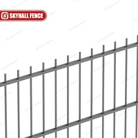 Double barrière soudée de grillage avec la structure stable et durable de la barrière de Skyhall