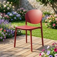 Chaises d'hôtel en gros, empilables, durables, en plastique, design moderne pour restaurants, cafétérias, hôtels, meubles de maison