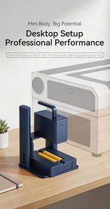 Máquina de Grabado Láser de Fibra Metálica Pequeña de Escritorio 5w <span class=keywords><strong>Laserpecker</strong></span> <span class=keywords><strong>2</strong></span> para Cuero y Papel, Impresora Grabadora Láser - Product Image 5