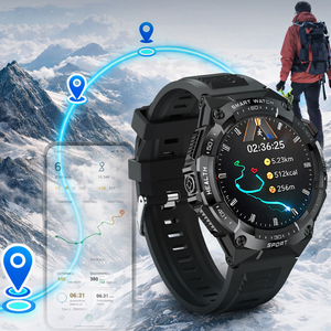 <span class=keywords><strong>สมา</strong></span>ร์ทวอทช์พร้อมหน้าจอ AMOLED โทรผ่านบลูทูธ 100 โหมดกีฬา เข็มทิศ แบตเตอรี่ใช้งานได้นานเป็นพิเศษ เครื่องติดตามการออกกำลังกาย - Product Image 1