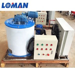 Máy Làm Đá Công Nghiệp Loman Với Thùng Đá Nước Ngọt 1 Tấn Máy Làm Đá Vảy Cho Cá - Product Image 3