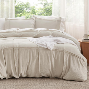 Modern Eco-Friendly <b>King</b> <b>Size</b> Printed Tufted Boho Comforter Set Chic Embroidery Soft Jacquard Bedding with <b>Pillow</b> Shams - Product Image 3