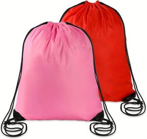 Wholesale Shoes Clothing Snacks Books Storage Sports Camping Backpacks Fitness <b>Nylon</b> Sublimation Drawstring Bag - Product Image 1
