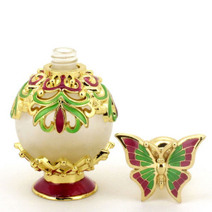 Flacon de parfum en métal de style Moyen-Orient de luxe - Product Image 5